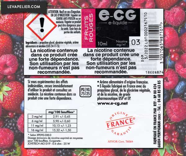 Fruits Rouges (Gamme Initiale) par e-CG - 1