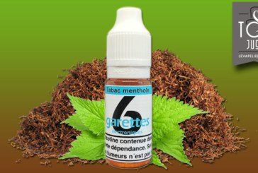 Tabac Mentholé (Gamme 6GARETTE) par Eliquide-diy