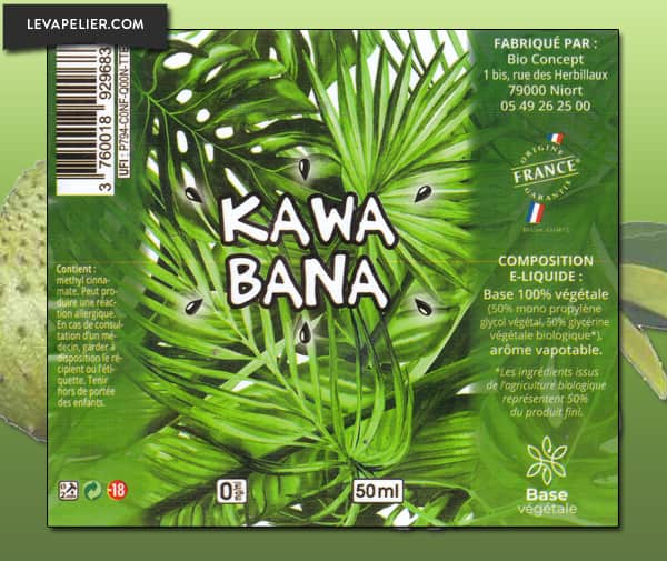 Kawabana (Gamme Fruités/Premiums) par BioConcept - 1