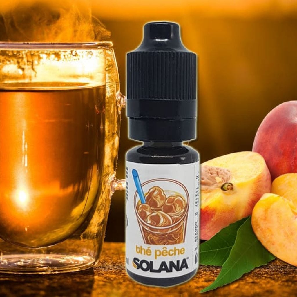 Thé Pêche (Gamme Prêt à Vaper 10ml) par Solana