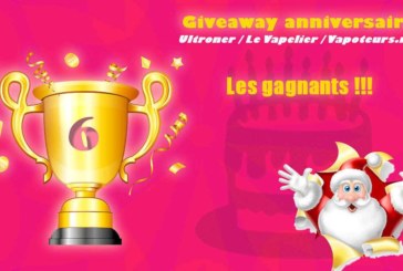 Giveaway Ultroner, les gagnants !