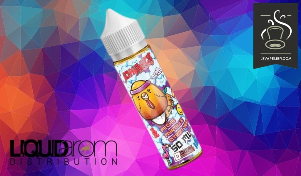 Pêche Myrtille Citron Vert (Gamme Jokijuice) par Liquidarom