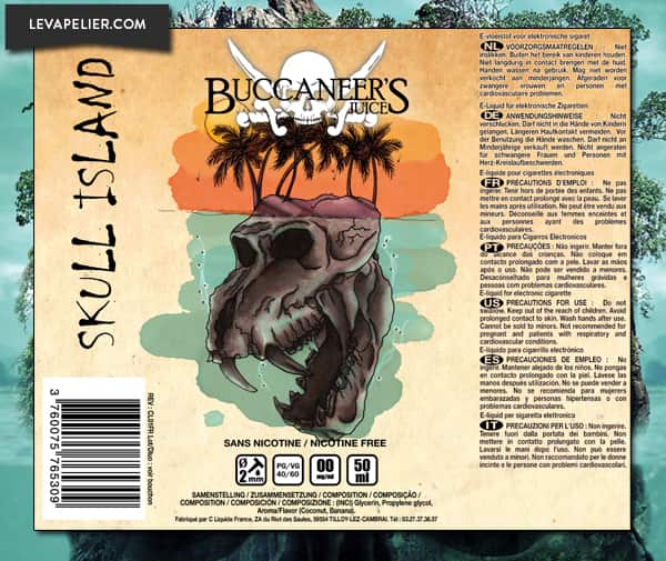 Skull Island (Gamme Buccaneer's Juice) par C Liquide France - 1