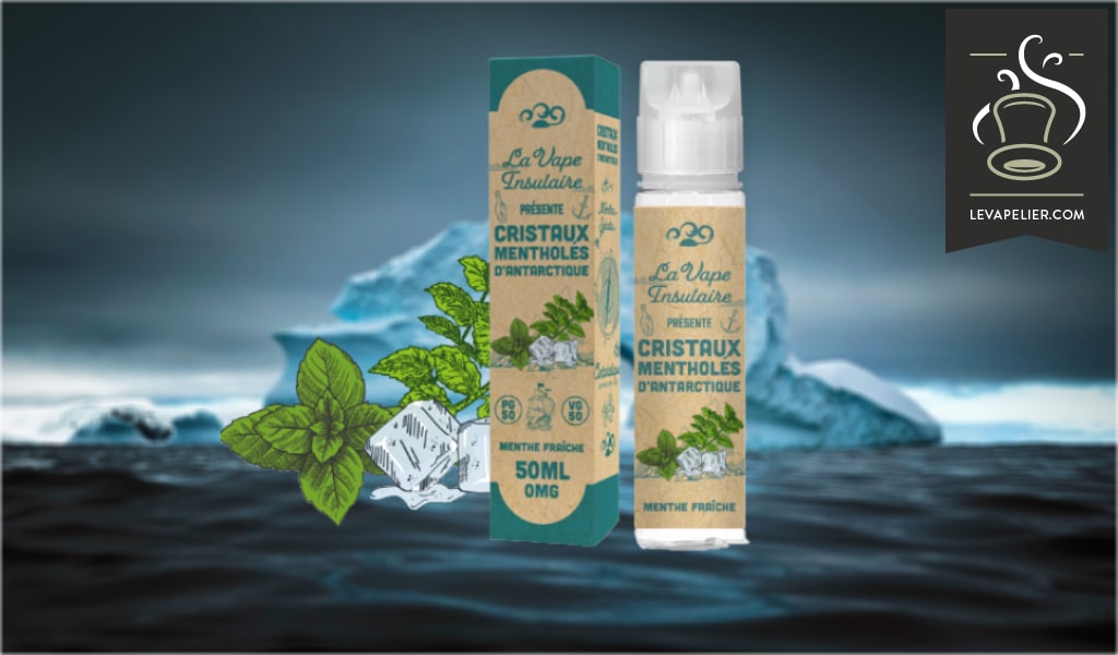 Cristaux Mentholés d’Antarctique par La Vape Insulaire
