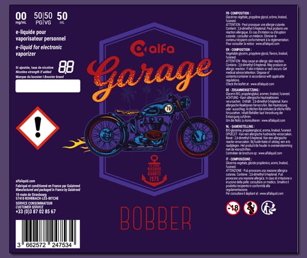 Bobber (Gamme Garage) par Alfaliquid/Le Labo Basque - 2
