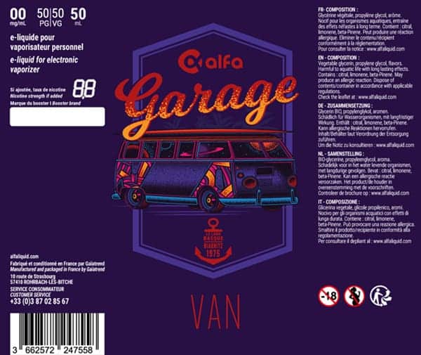Van (Gamme Garage) par Alfaliquid/Le Labo Basque - 2