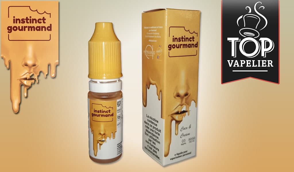 Coco & Cream (Gamme Instinct Gourmand) par Alfaliquid