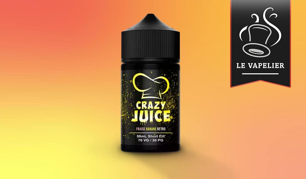 Fraise Banane Rétro (Gamme Crazy Juice) par Mukk Mukk