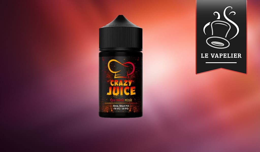 Fuji Fraise Pêche (Gamme Crazy Juice) par Mukk Mukk