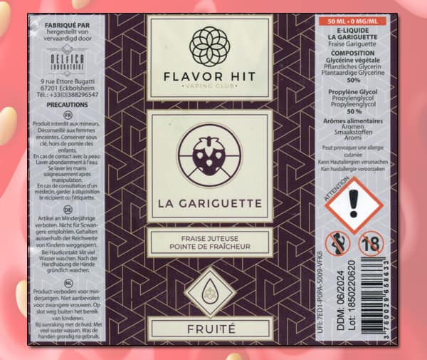 La Gariguette (Gamme Flavor Hit Essentials) par Flavor Hit - 1