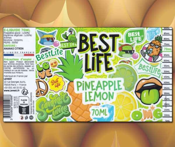 Pineapple Lemon (Gamme Best Life) par Levest - 1