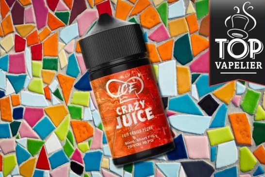 Ice Fuji Fraise Pêche (Gamme Crazy Juice) par Mukk Mukk