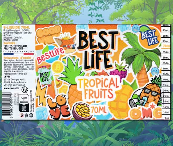Tropical Fruits (Gamme Best Life) par Levest - 1