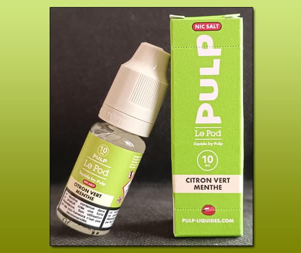 Citron Vert Menthe (Gamme Le Pod Liquide by Pulp) par Pulp - 2