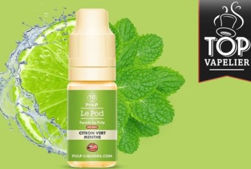 Citron Vert Menthe (Gamme Le Pod Liquide by Pulp) par Pulp