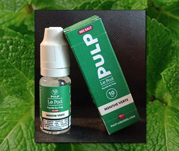 Menthe Verte (Gamme Le Pod Liquide by Pulp) par Pulp - 1