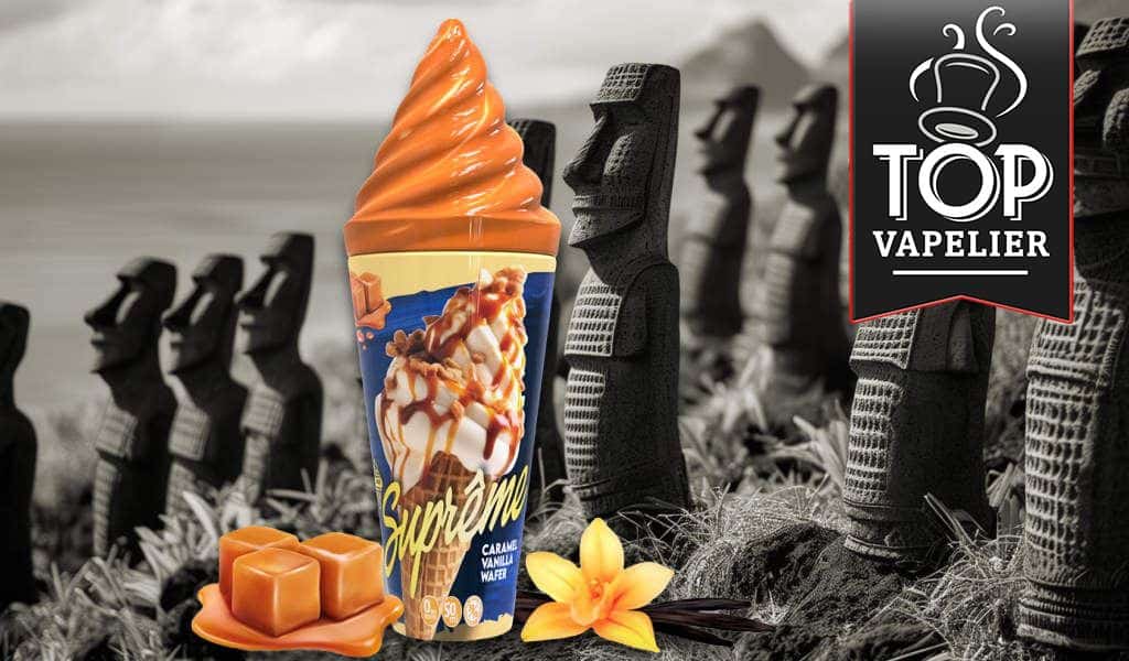 Caramel Vanilla (Gamme E-Cone Suprème) par Vape Maker