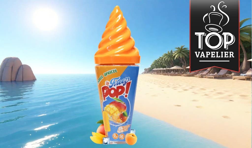 Pop Mango Apricot (Gamme Freez Pop E-Cone) par Vape Maker