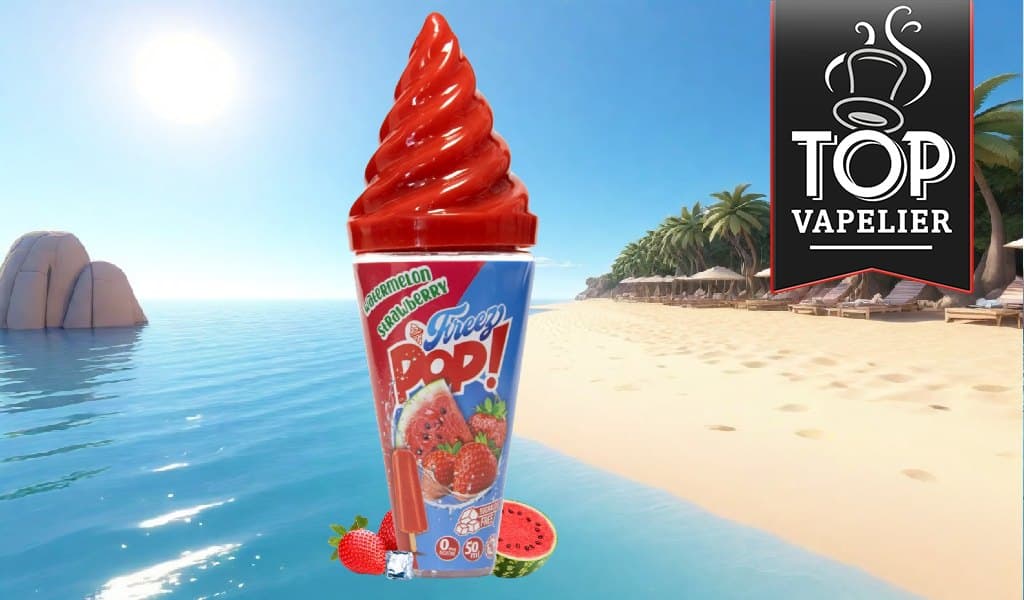 Pop Watermelon Strawberry (Gamme Freez Pop E-Cone) Par Vape Maker