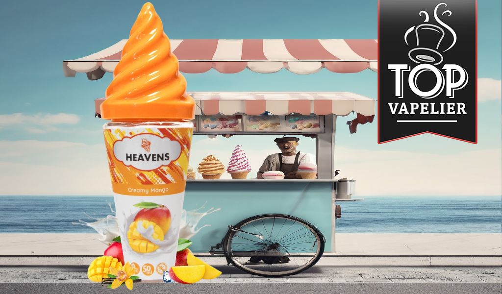 Creamy Mango (Gamme Heavens  E-Cone) par Vape Maker