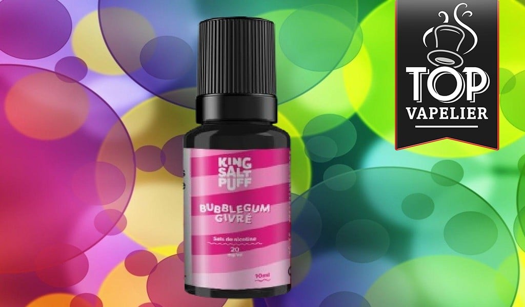 Bubble Gum Givré (Gamme King Salt Puff) par CDS Lab