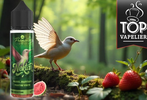 Fraise, Pastèque et Menthe Verte (Gamme Nektar) par Le French Liquide