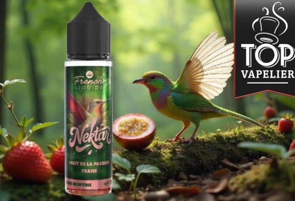 Fruit de la Passion, Fraise (Gamme Nektar) par Le French Liquide