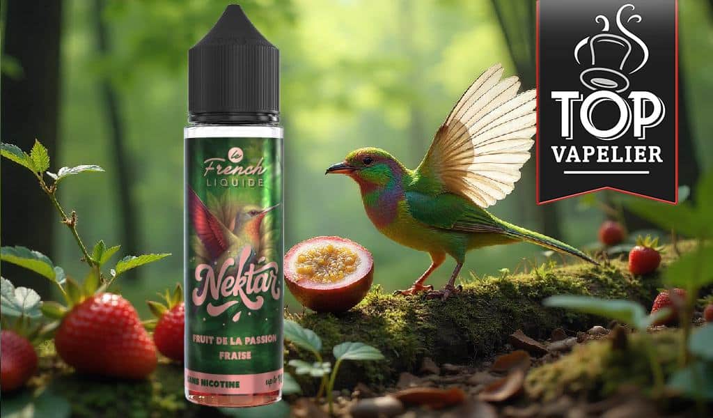 Fruit de la Passion, Fraise (Gamme Nektar) par Le French Liquide