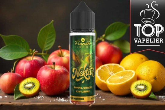 Pomme, Citron, Kiwi Jaune (Gamme Nektar) par Le French Liquide