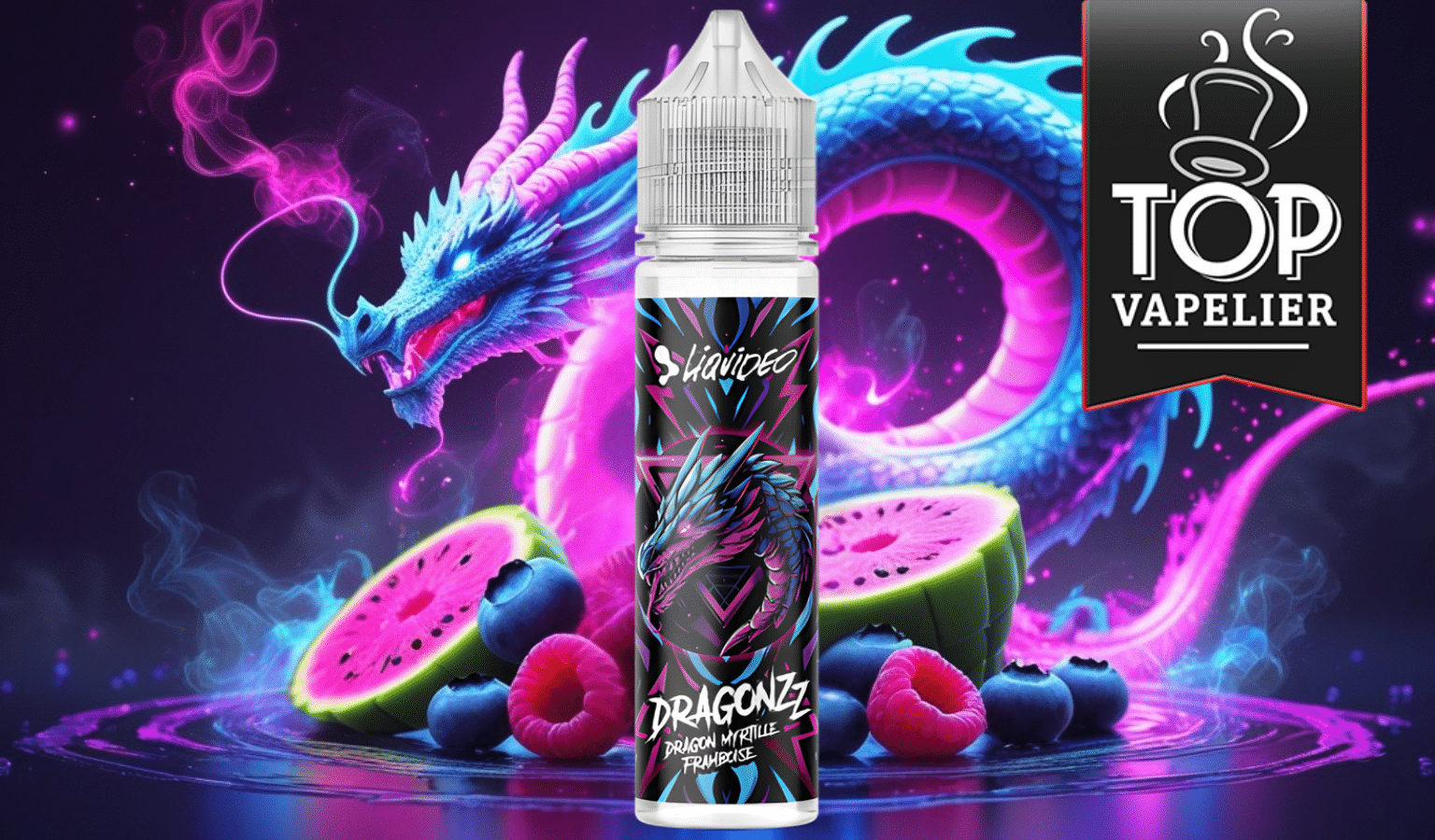 Dragon, Myrtille, Framboise (Gamme Dragonzz) par Liquideo