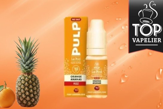 Orange Ananas Fizz (Gamme Le Pod by Pulp – Fizz) par Pulp