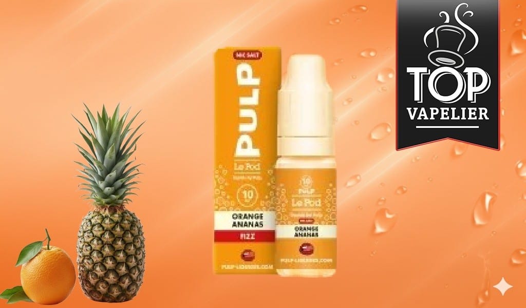 Orange Ananas Fizz (Gamme Le Pod by Pulp – Fizz) par Pulp