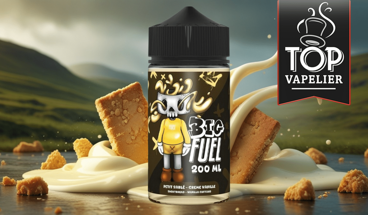 Petit Sablé, Crème Vanille (Gamme Big Fuel) par Maison Fuel