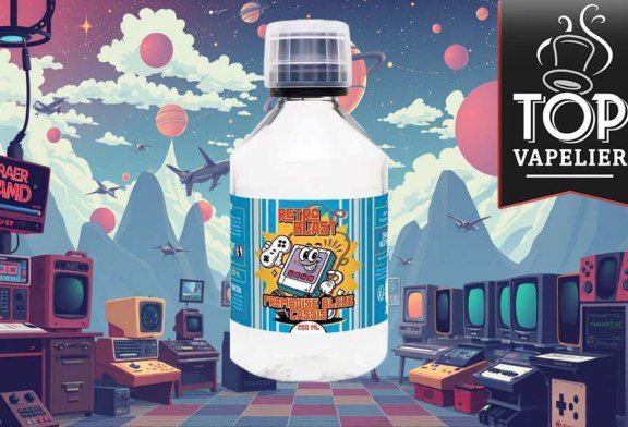 Framboise Bleue Cassis (Gamme Retroblast) par Le Petit Vapoteur