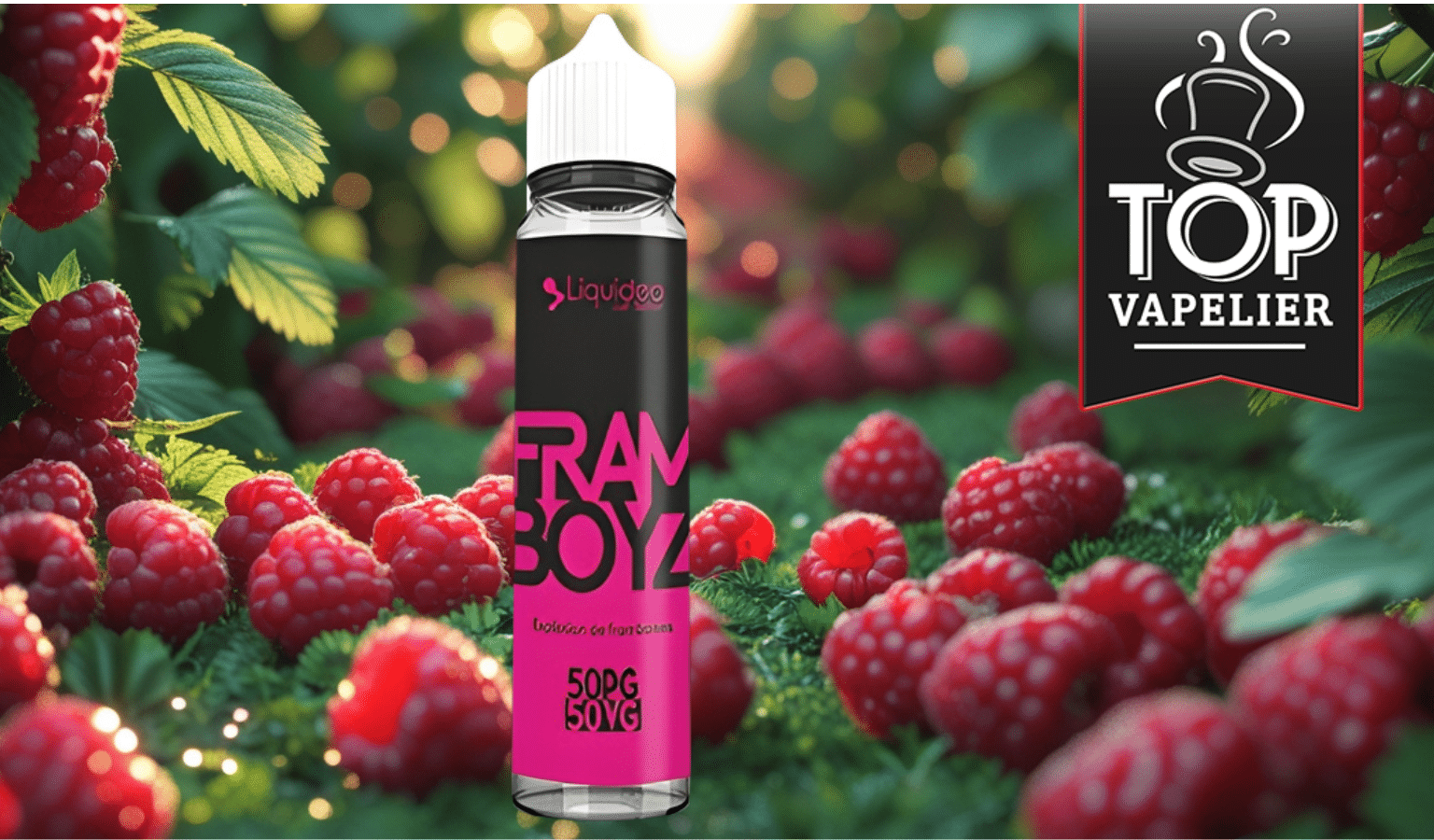 Framboyz (Gamme Fifty Salt) par Liquideo