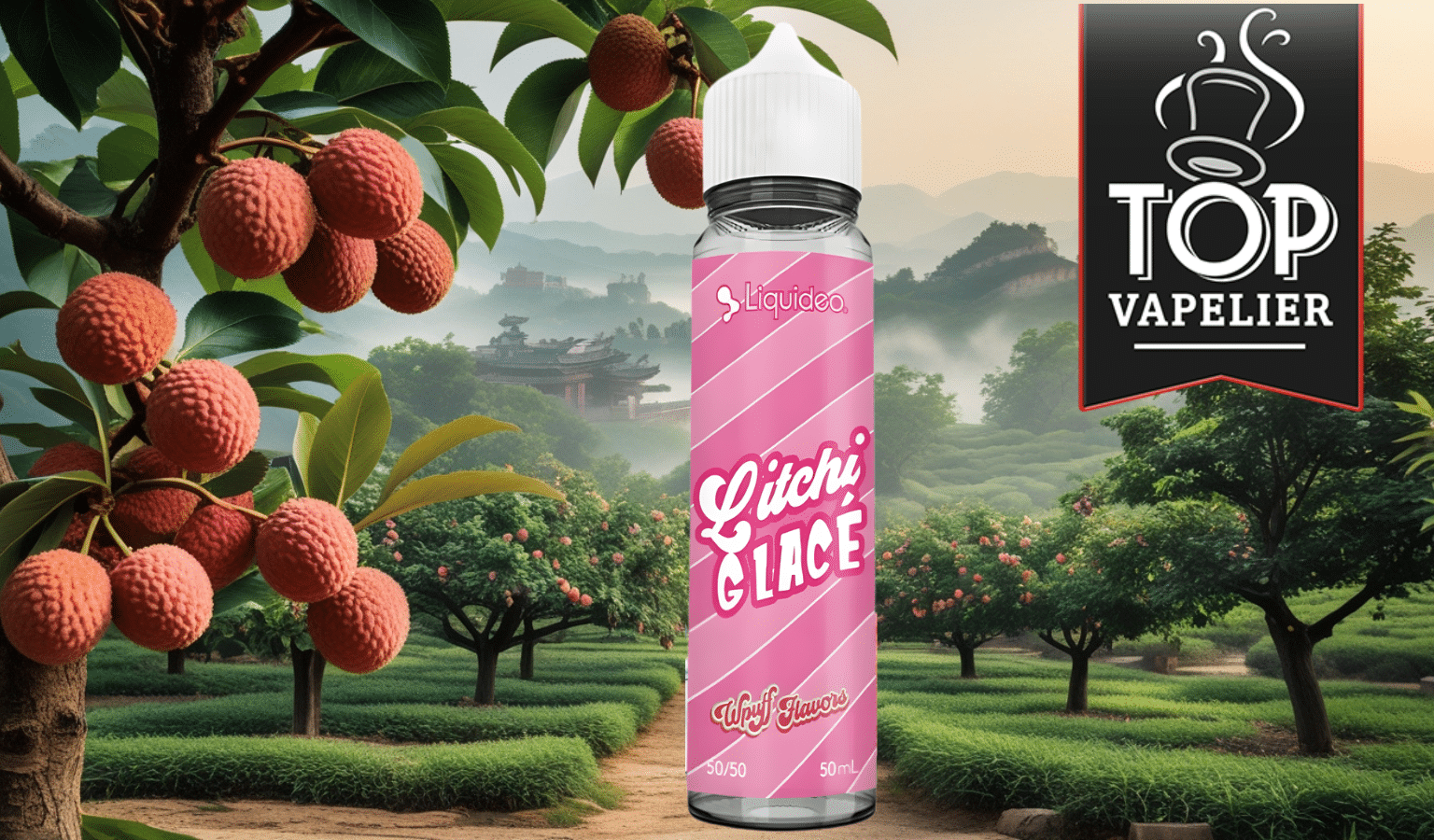 Litchi Glacé (Gamme Wpuff Flavors) par Liquideo