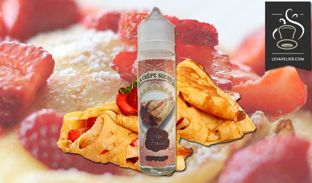 Crêpe Fraise (Gamme La Crêpe Sucrée) par Vapeur France