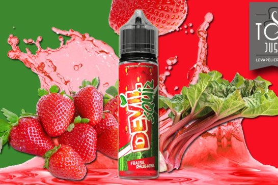 Fraise Rhubarbe (Gamme Devil SQUIZ) par C-LIQUIDE FRANCE