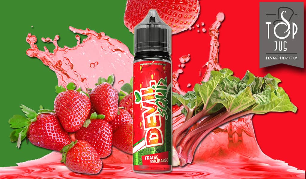 Fraise Rhubarbe (Gamme Devil SQUIZ) par C-LIQUIDE FRANCE